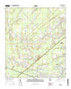 Meldrim Georgia Current topographic map, 1:24000 scale, 7.5 X 7.5 Minute, Year 2014