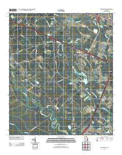 Meldrim SE Georgia Historical topographic map, 1:24000 scale, 7.5 X 7.5 Minute, Year 2012