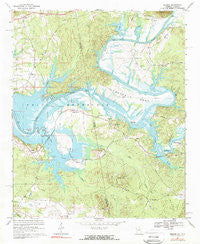 Melson Georgia Historical topographic map, 1:24000 scale, 7.5 X 7.5 Minute, Year 1967