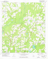 Merrillville Georgia Historical topographic map, 1:24000 scale, 7.5 X 7.5 Minute, Year 1978