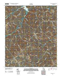 Metasville Georgia Historical topographic map, 1:24000 scale, 7.5 X 7.5 Minute, Year 2011