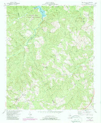 Metasville Georgia Historical topographic map, 1:24000 scale, 7.5 X 7.5 Minute, Year 1954