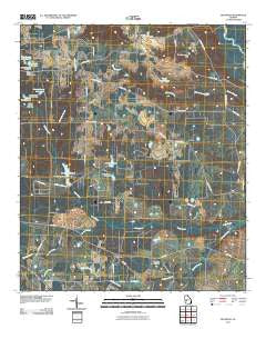 Methvins Georgia Historical topographic map, 1:24000 scale, 7.5 X 7.5 Minute, Year 2011