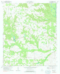 Methvins Georgia Historical topographic map, 1:24000 scale, 7.5 X 7.5 Minute, Year 1972