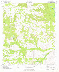 Methvins Georgia Historical topographic map, 1:24000 scale, 7.5 X 7.5 Minute, Year 1972