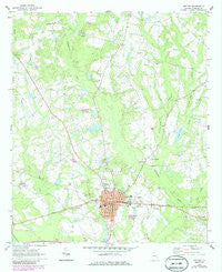 Metter Georgia Historical topographic map, 1:24000 scale, 7.5 X 7.5 Minute, Year 1970