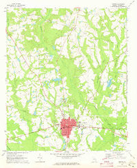 Metter Georgia Historical topographic map, 1:24000 scale, 7.5 X 7.5 Minute, Year 1970