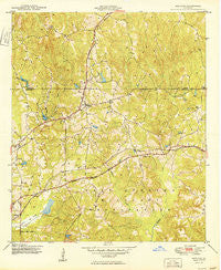 Midland Georgia Historical topographic map, 1:24000 scale, 7.5 X 7.5 Minute, Year 1949