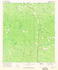 Midway Georgia Historical topographic map, 1:24000 scale, 7.5 X 7.5 Minute, Year 1968