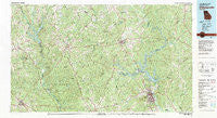 Milledgeville Georgia Historical topographic map, 1:100000 scale, 30 X 60 Minute, Year 1981