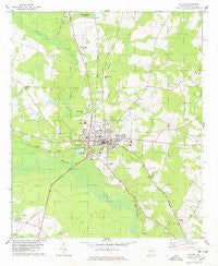 Millen Georgia Historical topographic map, 1:24000 scale, 7.5 X 7.5 Minute, Year 1978