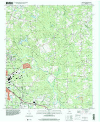 Milstead Georgia Historical topographic map, 1:24000 scale, 7.5 X 7.5 Minute, Year 1993