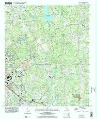 Milstead Georgia Historical topographic map, 1:24000 scale, 7.5 X 7.5 Minute, Year 1999