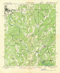 Mineral Bluff Georgia Historical topographic map, 1:24000 scale, 7.5 X 7.5 Minute, Year 1935