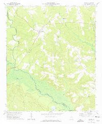 Mitchell Georgia Historical topographic map, 1:24000 scale, 7.5 X 7.5 Minute, Year 1972
