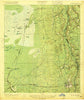 Moniac Georgia Historical topographic map, 1:62500 scale, 15 X 15 Minute, Year 1918