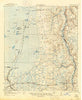 Moniac Georgia Historical topographic map, 1:62500 scale, 15 X 15 Minute, Year 1942