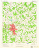 Monroe Georgia Historical topographic map, 1:24000 scale, 7.5 X 7.5 Minute, Year 1964