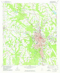 Moultrie Georgia Historical topographic map, 1:24000 scale, 7.5 X 7.5 Minute, Year 1978