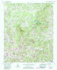 Mountain Park Georgia Historical topographic map, 1:24000 scale, 7.5 X 7.5 Minute, Year 1956