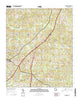 Mountville Georgia Current topographic map, 1:24000 scale, 7.5 X 7.5 Minute, Year 2014