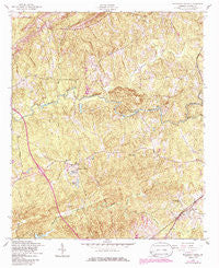 Mulberry Grove Georgia Historical topographic map, 1:24000 scale, 7.5 X 7.5 Minute, Year 1955