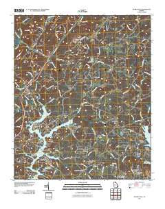 Murrayville Georgia Historical topographic map, 1:24000 scale, 7.5 X 7.5 Minute, Year 2011