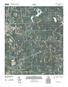 Nashville East Georgia Historical topographic map, 1:24000 scale, 7.5 X 7.5 Minute, Year 2011