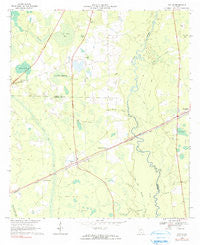 Naylor Georgia Historical topographic map, 1:24000 scale, 7.5 X 7.5 Minute, Year 1968