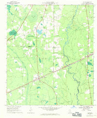 Naylor Georgia Historical topographic map, 1:24000 scale, 7.5 X 7.5 Minute, Year 1968