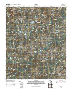 Nebo Georgia Historical topographic map, 1:24000 scale, 7.5 X 7.5 Minute, Year 2011