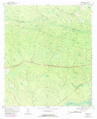 Needmore Georgia Historical topographic map, 1:24000 scale, 7.5 X 7.5 Minute, Year 1968