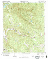 Nelson Georgia Historical topographic map, 1:24000 scale, 7.5 X 7.5 Minute, Year 1972