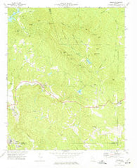 Nelson Georgia Historical topographic map, 1:24000 scale, 7.5 X 7.5 Minute, Year 1972