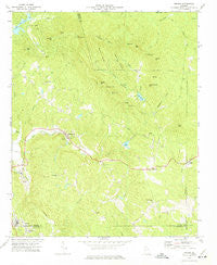 Nelson Georgia Historical topographic map, 1:24000 scale, 7.5 X 7.5 Minute, Year 1972