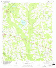 Nevils Georgia Historical topographic map, 1:24000 scale, 7.5 X 7.5 Minute, Year 1978