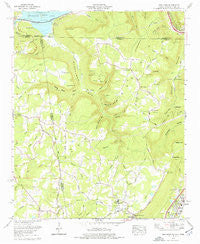 New Home Georgia Historical topographic map, 1:24000 scale, 7.5 X 7.5 Minute, Year 1970