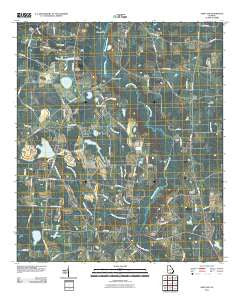 New Lois Georgia Historical topographic map, 1:24000 scale, 7.5 X 7.5 Minute, Year 2011