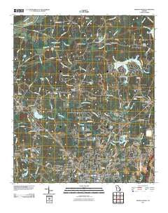 Newnan North Georgia Historical topographic map, 1:24000 scale, 7.5 X 7.5 Minute, Year 2011