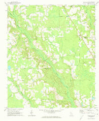 Nicholls NE Georgia Historical topographic map, 1:24000 scale, 7.5 X 7.5 Minute, Year 1971