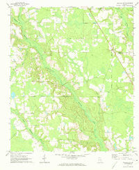 Nicholls NE Georgia Historical topographic map, 1:24000 scale, 7.5 X 7.5 Minute, Year 1971