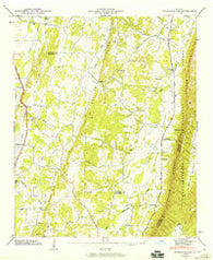 Nickajack Gap Georgia Historical topographic map, 1:24000 scale, 7.5 X 7.5 Minute, Year 1946