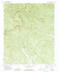 Nimblewill Georgia Historical topographic map, 1:24000 scale, 7.5 X 7.5 Minute, Year 1971