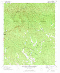 Nimblewill Georgia Historical topographic map, 1:24000 scale, 7.5 X 7.5 Minute, Year 1971