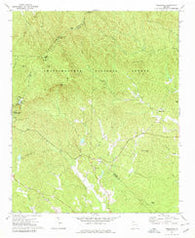 Nimblewill Georgia Historical topographic map, 1:24000 scale, 7.5 X 7.5 Minute, Year 1971