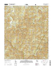 Noontootla Georgia Current topographic map, 1:24000 scale, 7.5 X 7.5 Minute, Year 2014