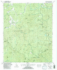 Noontootla Georgia Historical topographic map, 1:24000 scale, 7.5 X 7.5 Minute, Year 1988