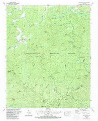 Noontootla Georgia Historical topographic map, 1:24000 scale, 7.5 X 7.5 Minute, Year 1988
