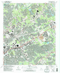 Norcross Georgia Historical topographic map, 1:24000 scale, 7.5 X 7.5 Minute, Year 1992