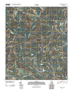 Norristown Georgia Historical topographic map, 1:24000 scale, 7.5 X 7.5 Minute, Year 2011